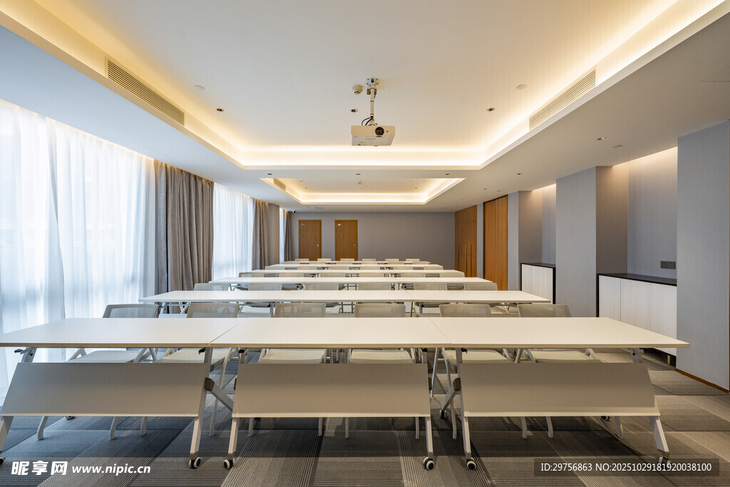 現(xiàn)代風(fēng)格會議室場景