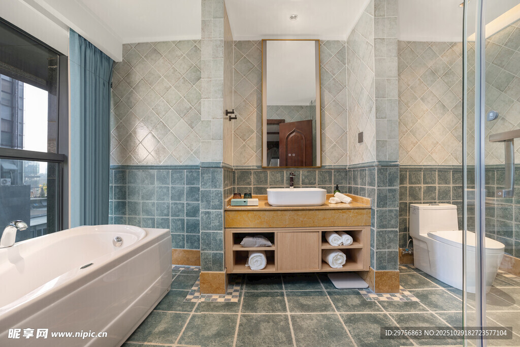 現(xiàn)代簡約風(fēng)豪華浴室空間