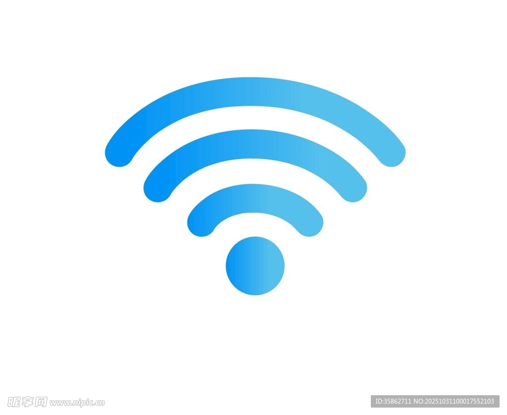 藍(lán)色WiFi圖標(biāo)
