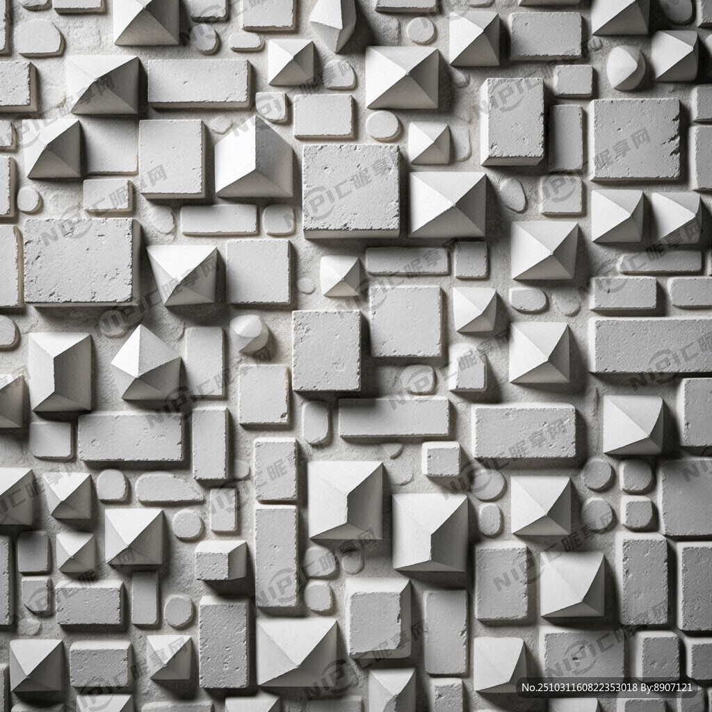 不規(guī)則幾何圖形墻面