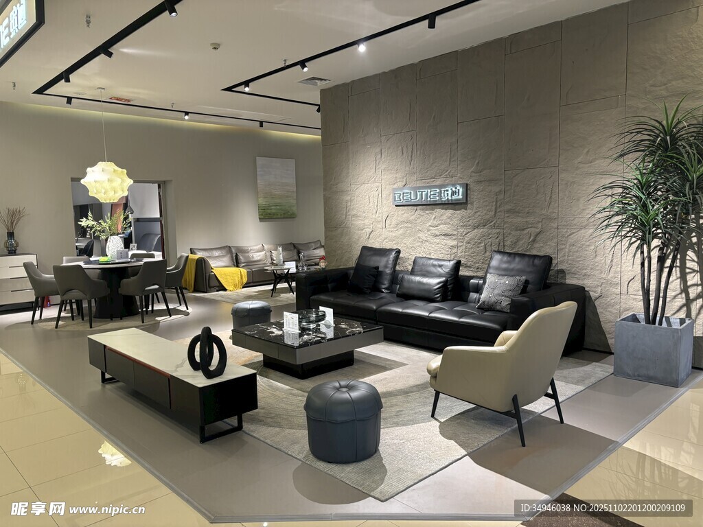 現(xiàn)代簡約風(fēng)格客廳室內(nèi)場景