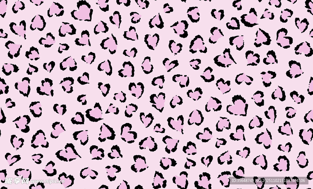 粉色豹紋圖案紋理背景