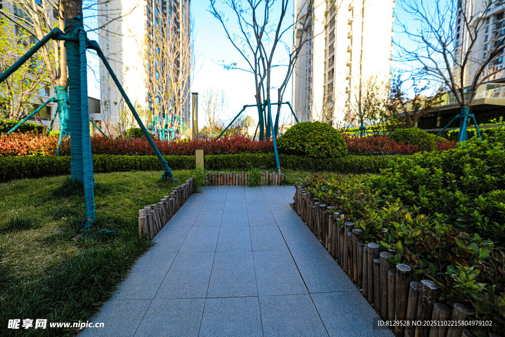 城市中幽靜的綠植小徑