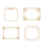 復(fù)古金邊裝飾邊框圖案集