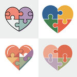 愛(ài)心拼圖