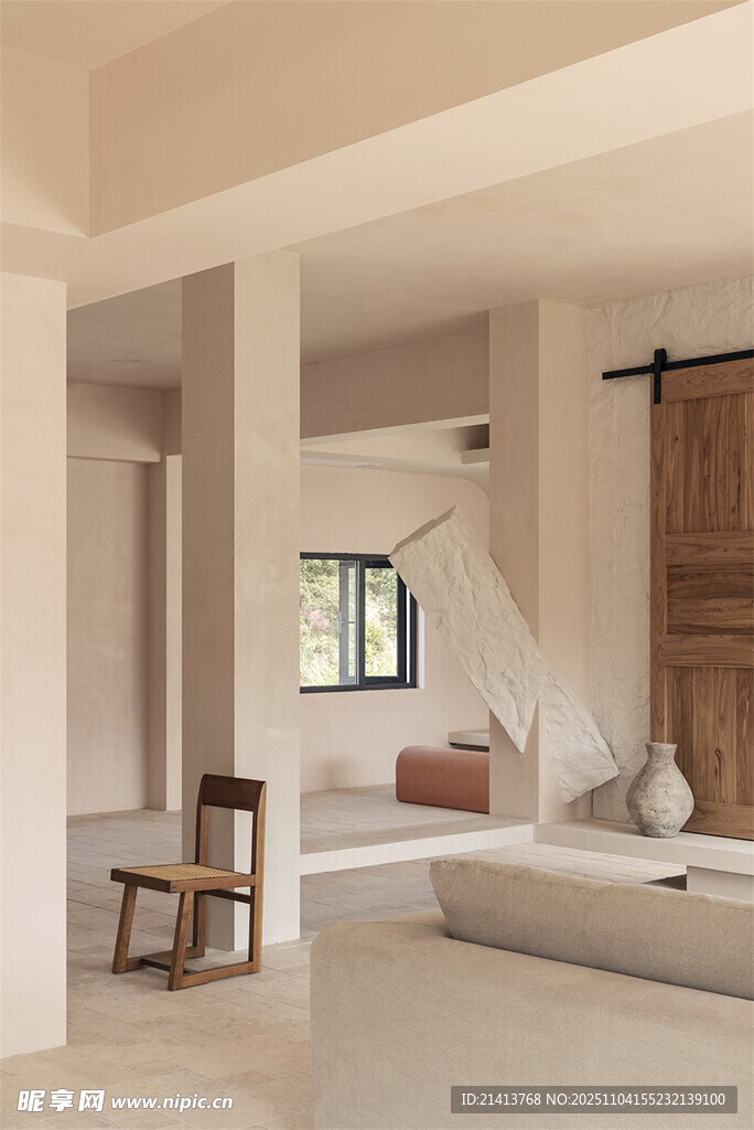 簡(jiǎn)約溫馨的室內(nèi)臥室場(chǎng)景