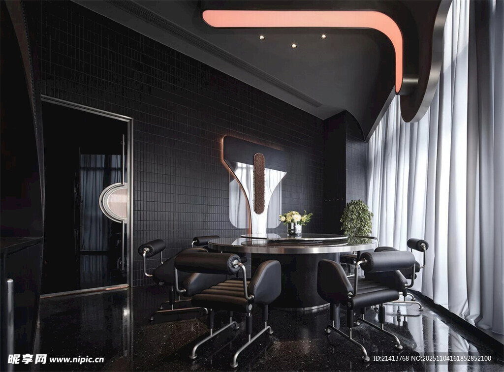 現(xiàn)代簡(jiǎn)約風(fēng)餐廳室內(nèi)場(chǎng)景