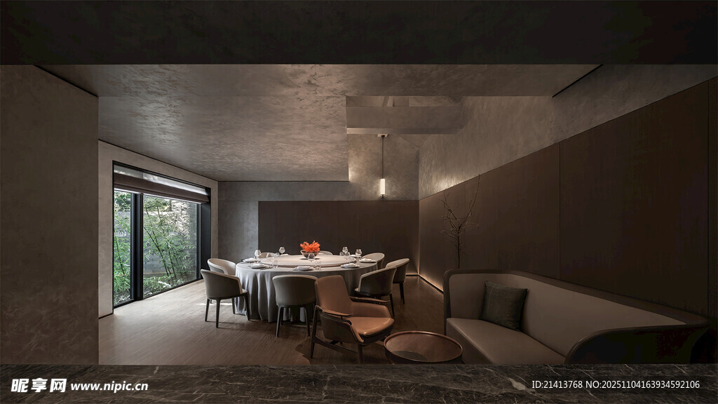 現(xiàn)代簡(jiǎn)約風(fēng)室內(nèi)餐廳場(chǎng)景