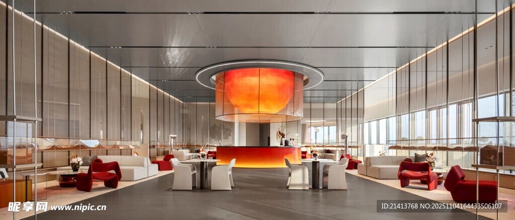 現(xiàn)代中式風(fēng)格大廳空間