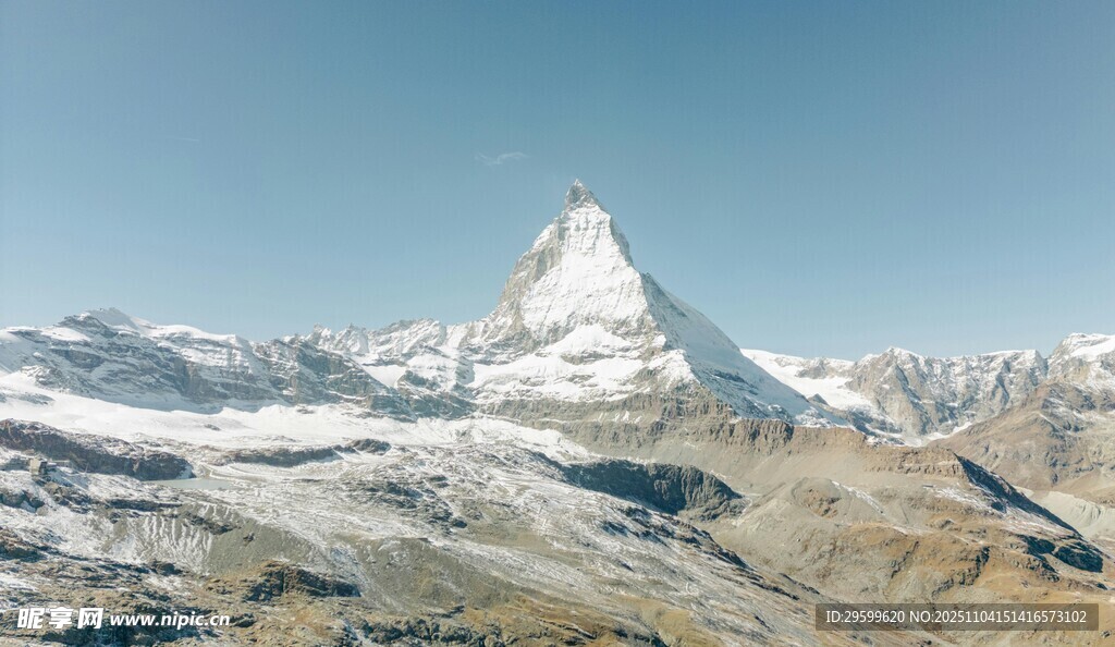 馬特洪峰壯麗雪山景觀