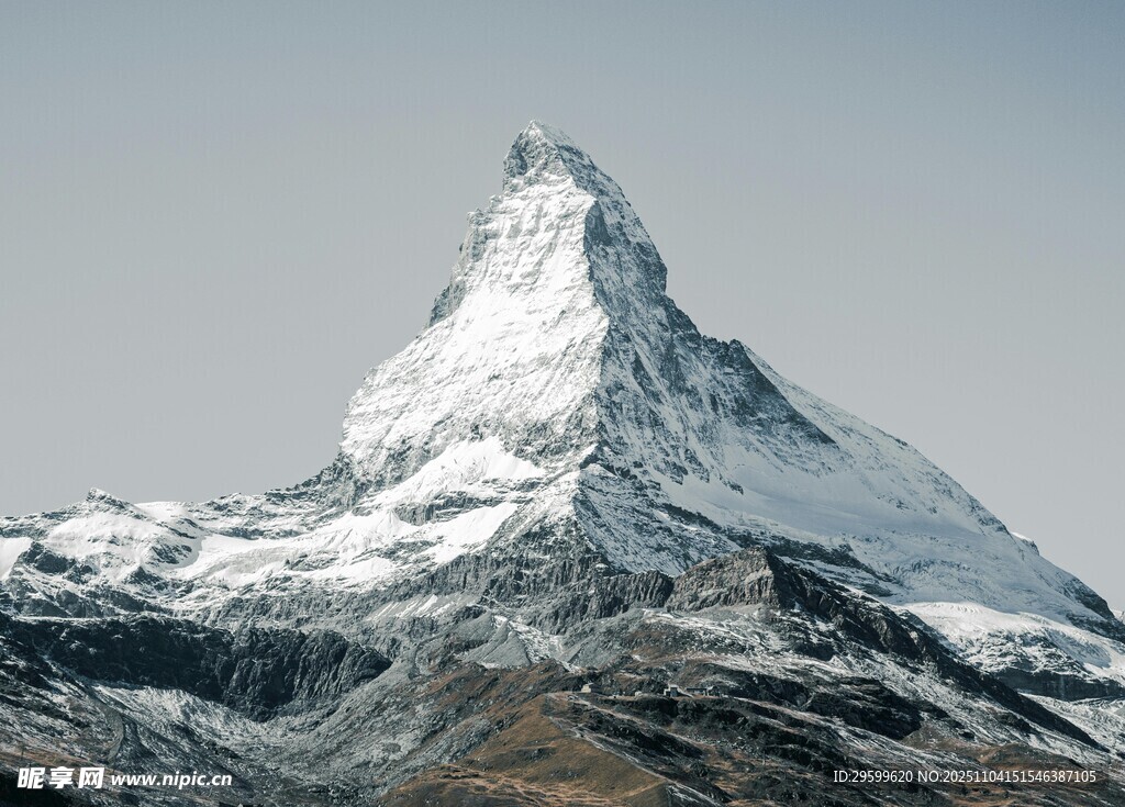 馬特洪峰壯麗雪景