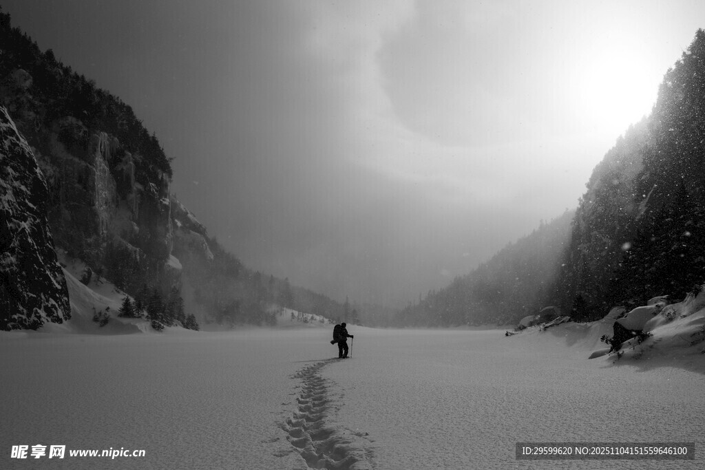 雪地獨(dú)行