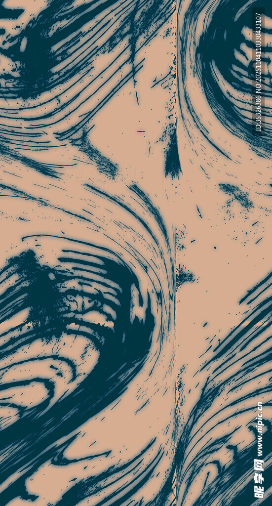 抽象水墨風(fēng)紋理圖案