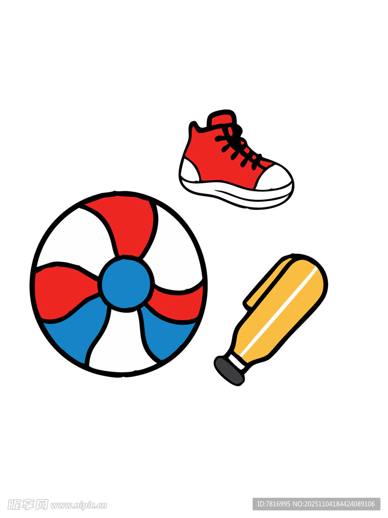 夏日休閑運動裝備