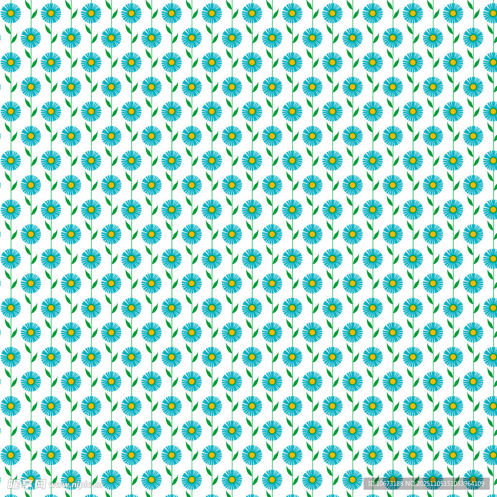 藍綠幾何圖案無縫背景