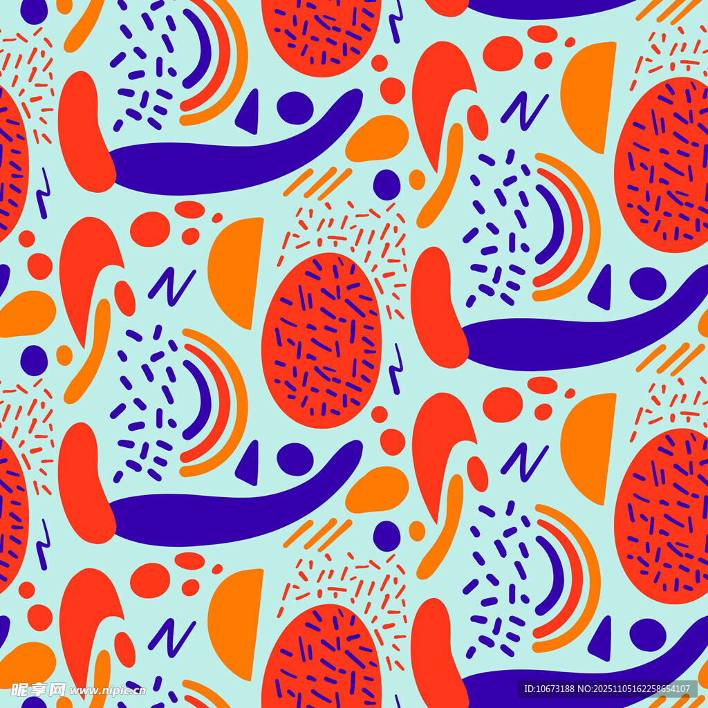 多彩抽象幾何圖案紋理