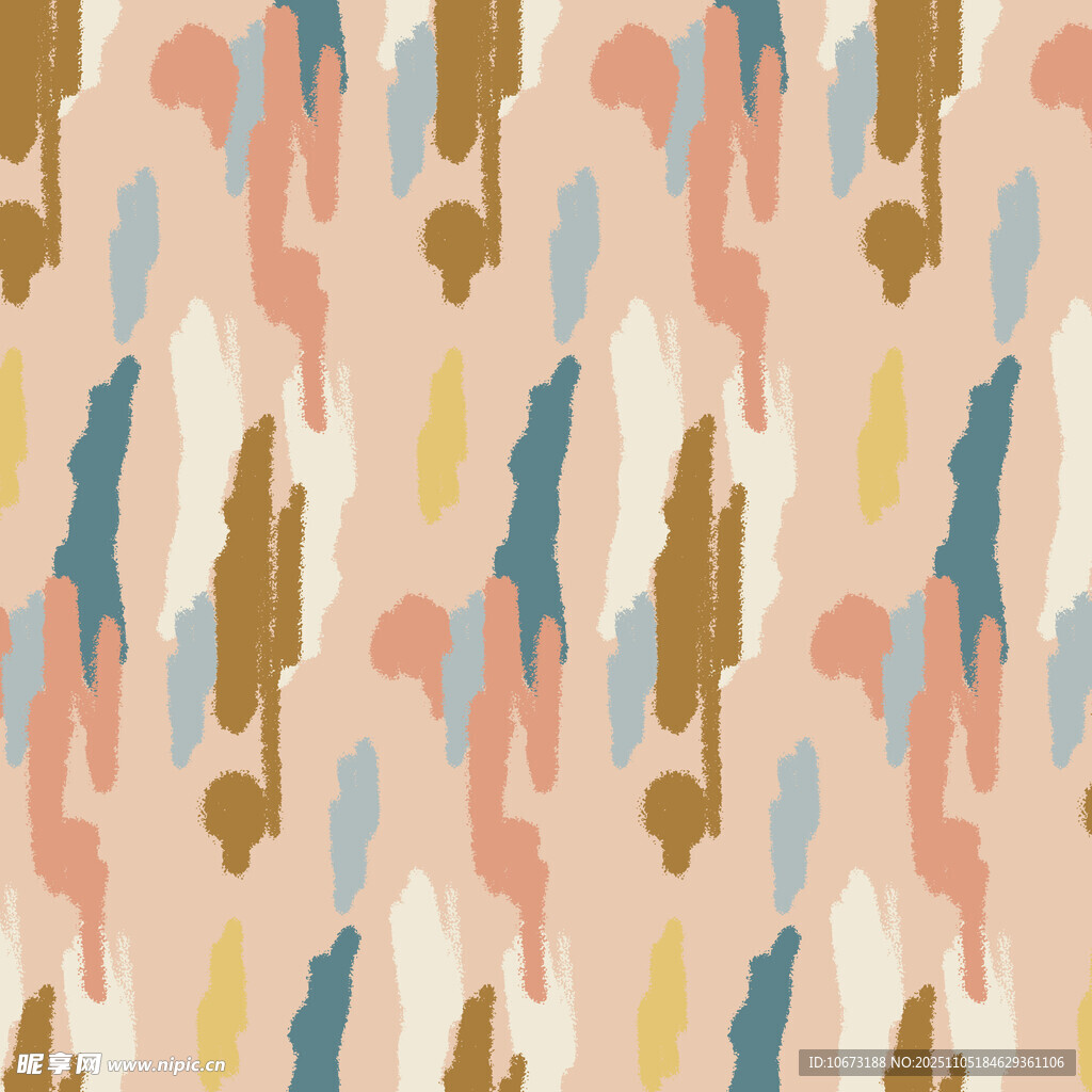 抽象多彩筆觸圖案背景