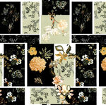 復古花卉圖案設計素材
