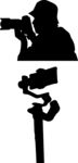 攝像師剪影