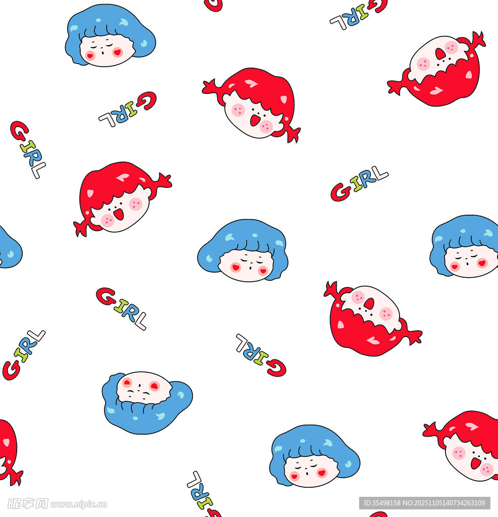 卡通雪人糖果圖案背景圖