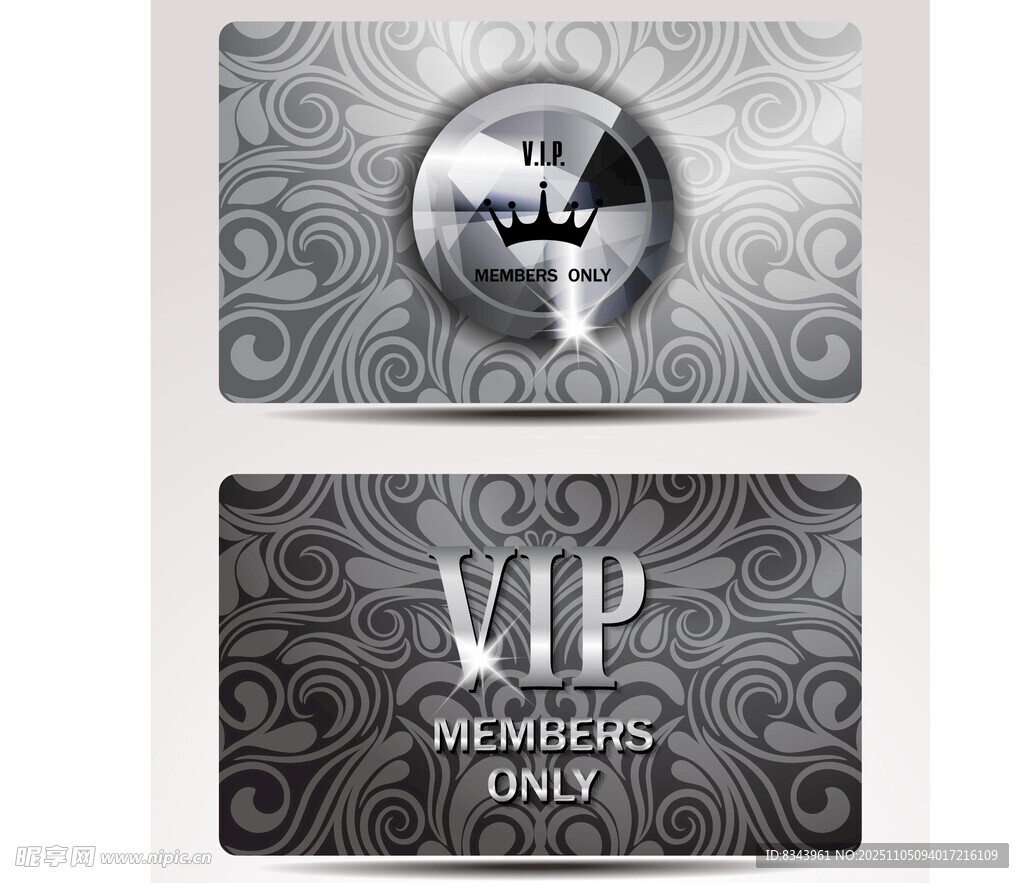 高端VIP會(huì)員卡設(shè)計(jì)示例