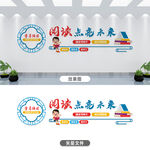 閱讀點(diǎn)亮未來文化墻設(shè)計(jì)