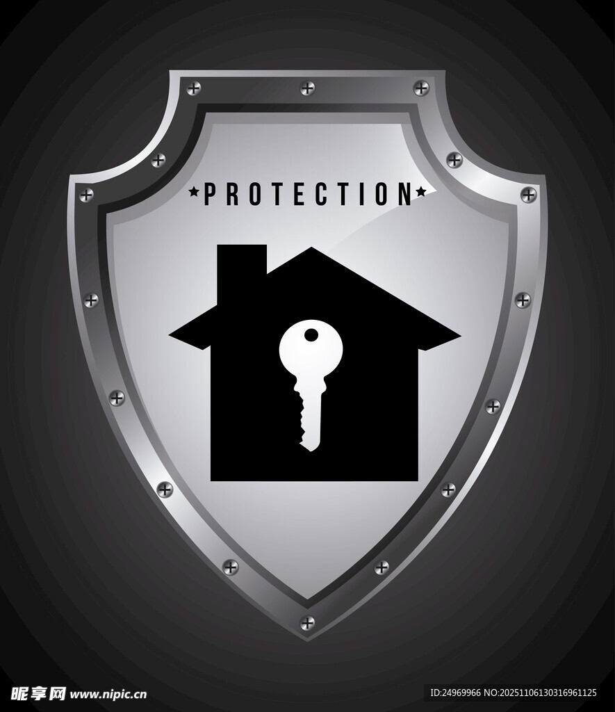 盾牌守護下的房屋安全