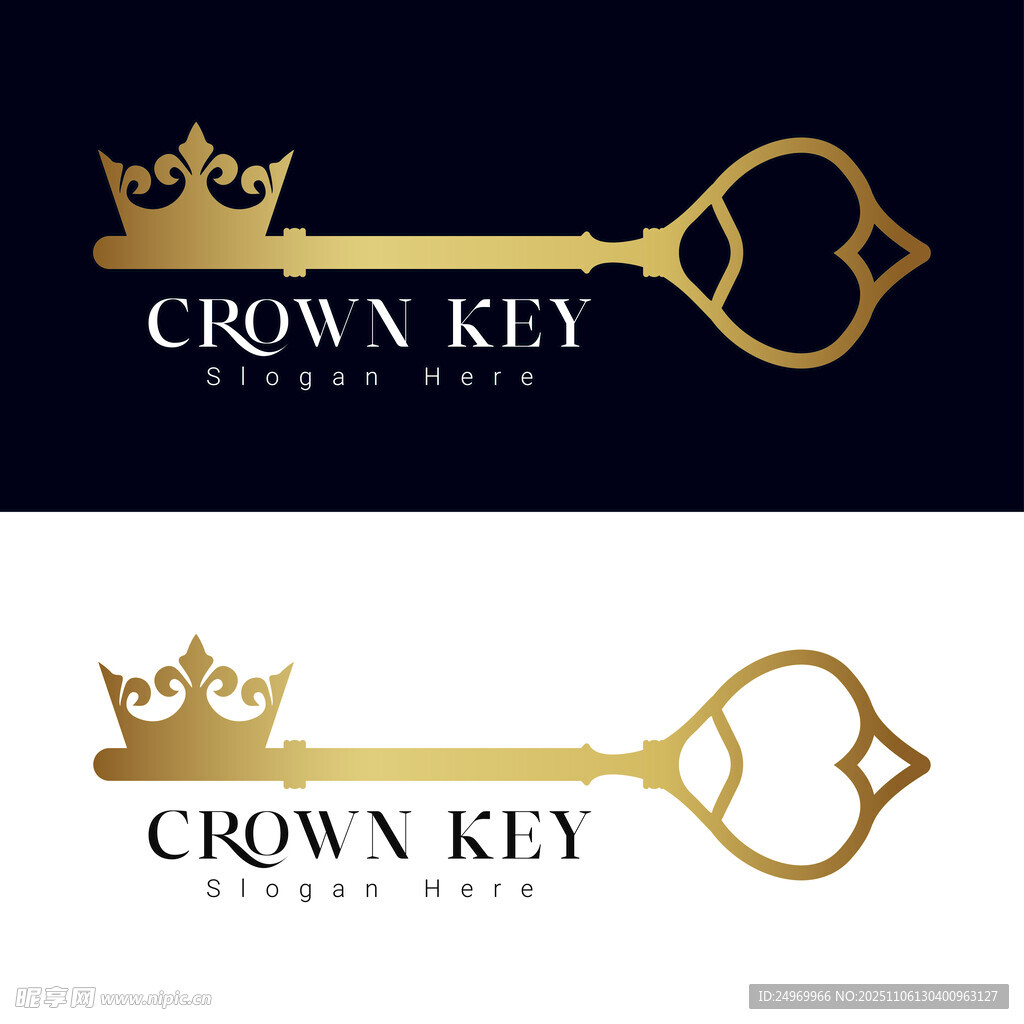 皇冠鑰匙標(biāo)志設(shè)計(jì)