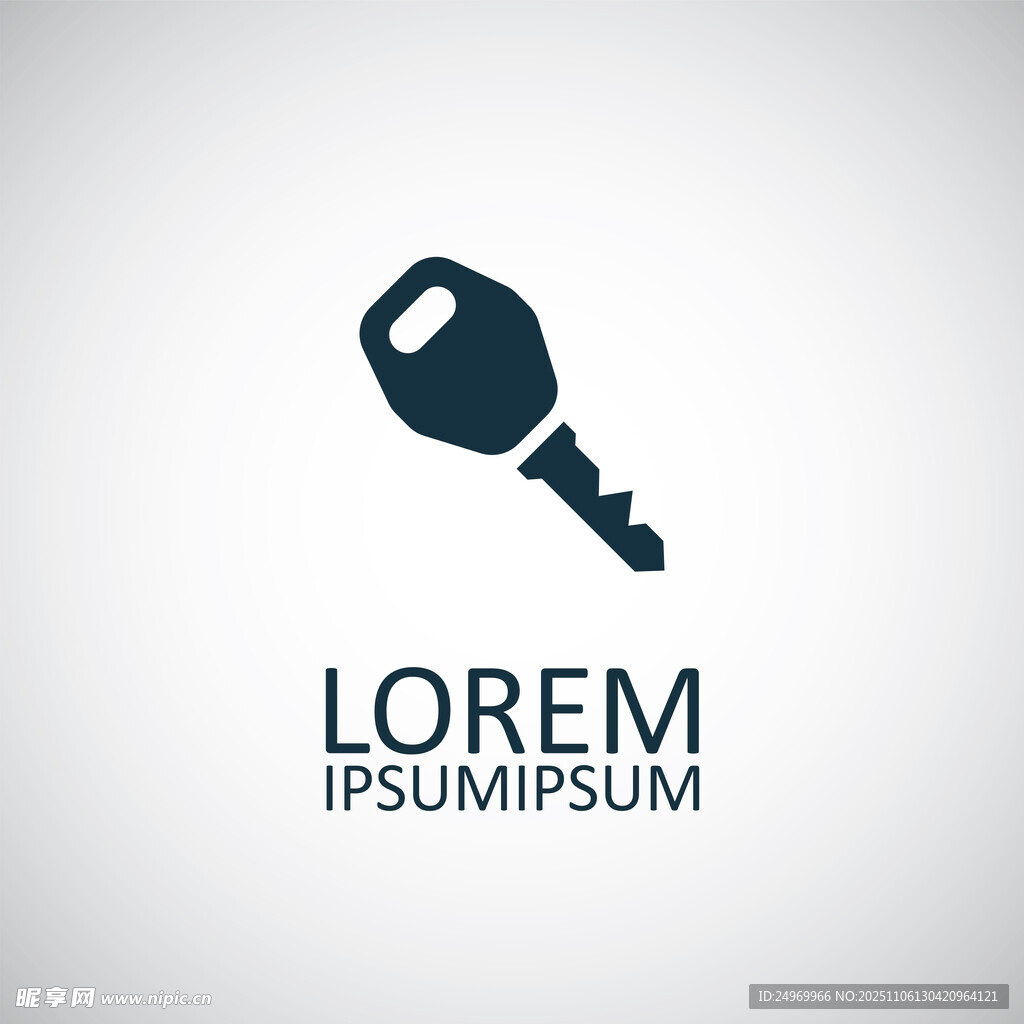 簡(jiǎn)約鑰匙圖標(biāo)設(shè)計(jì)