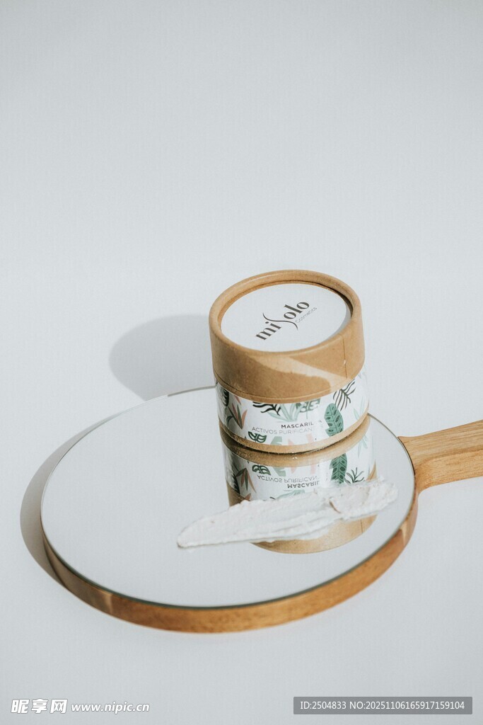 中式竹制茶罐與托盤擺件