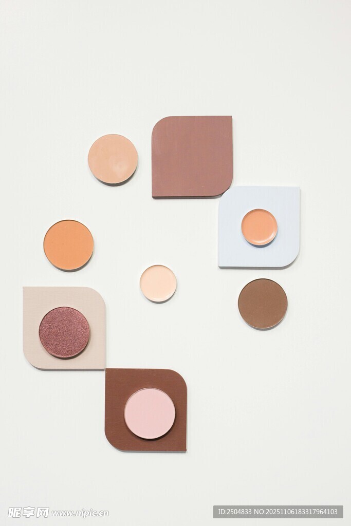 幾何色塊組合裝飾圖案