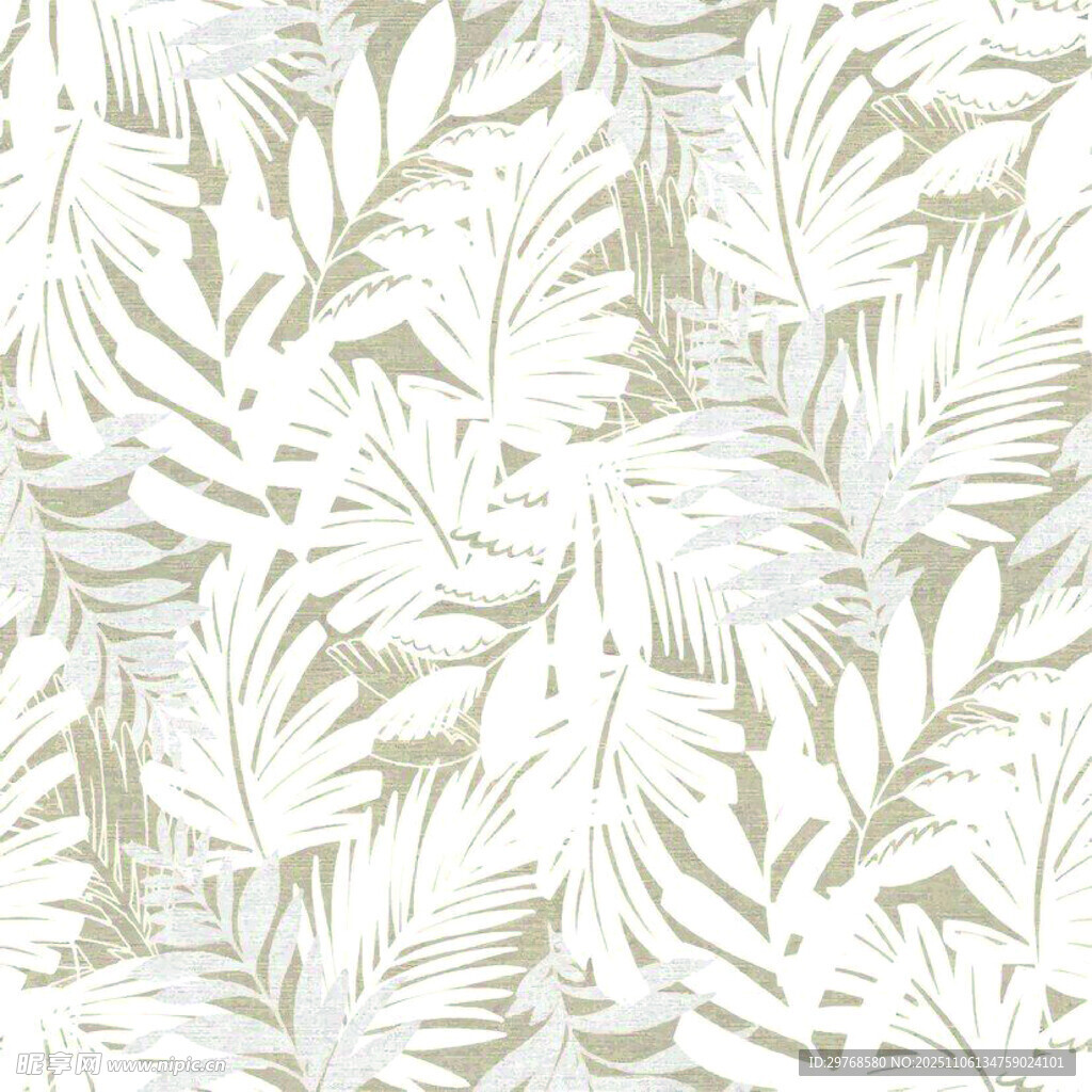 熱帶植物紋理圖案背景