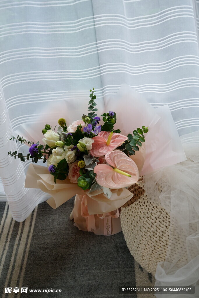 浪漫多彩桌花裝飾擺件