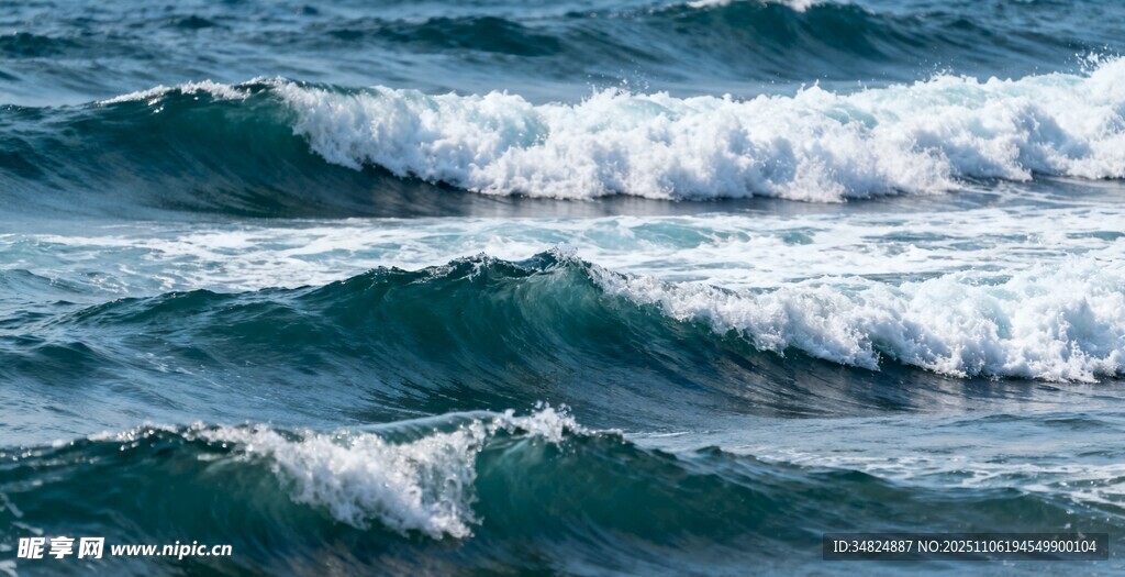 翻滾的海浪