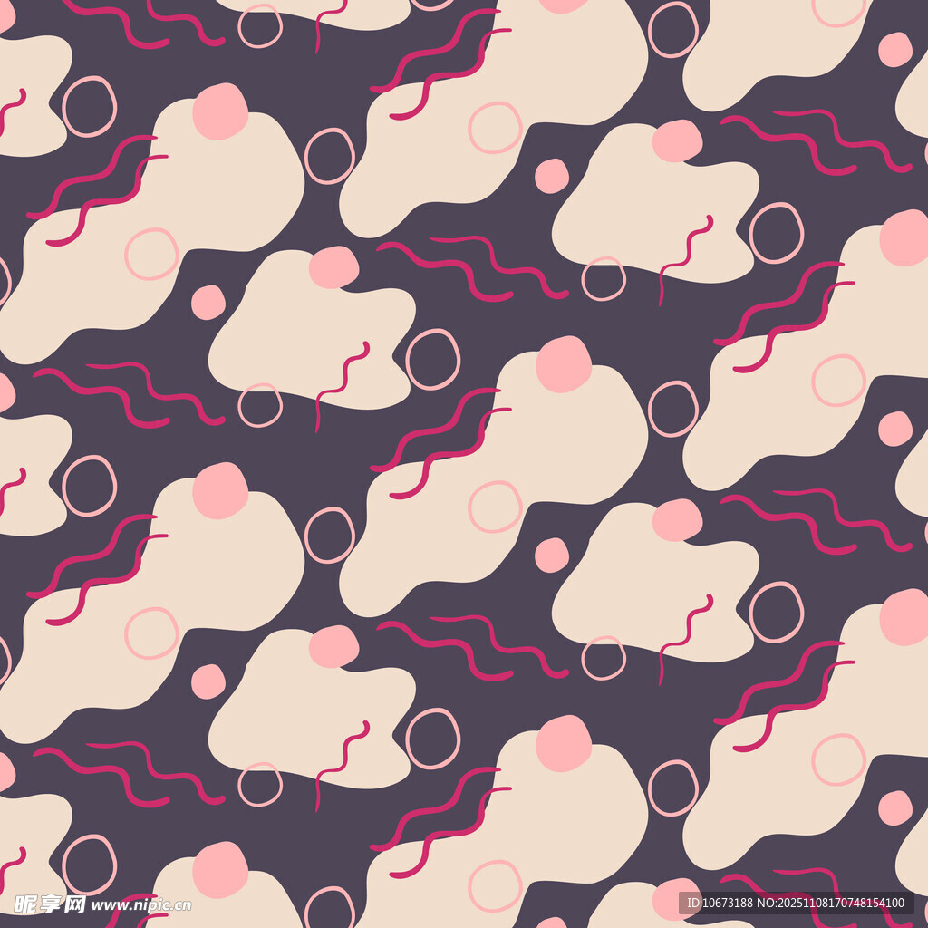 可愛(ài)云朵圖案背景紋理