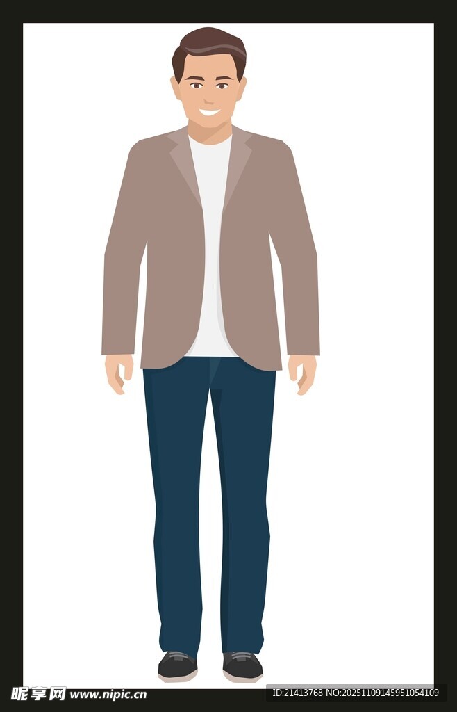 男士休閑穿搭展示