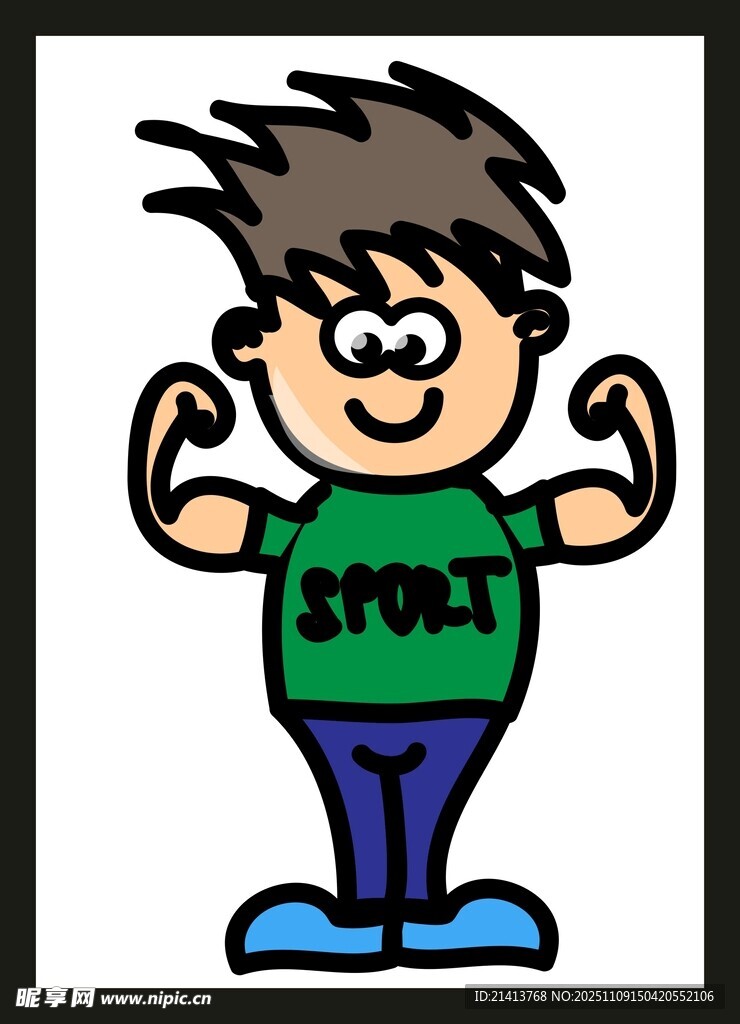 活力運(yùn)動男孩