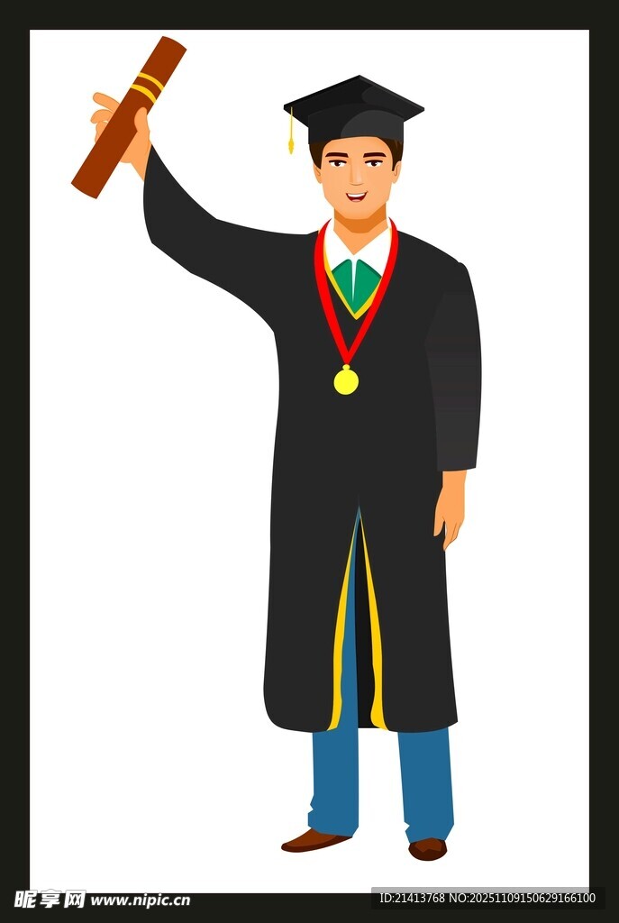 畢業(yè)學(xué)子高舉文憑慶祝畢業(yè)學(xué)子高