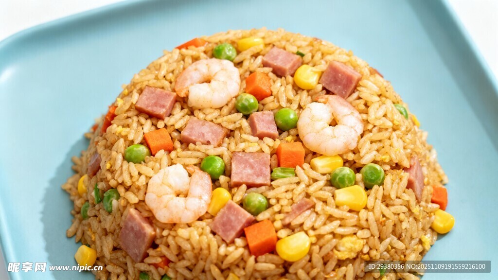 蝦仁火腿蛋炒飯