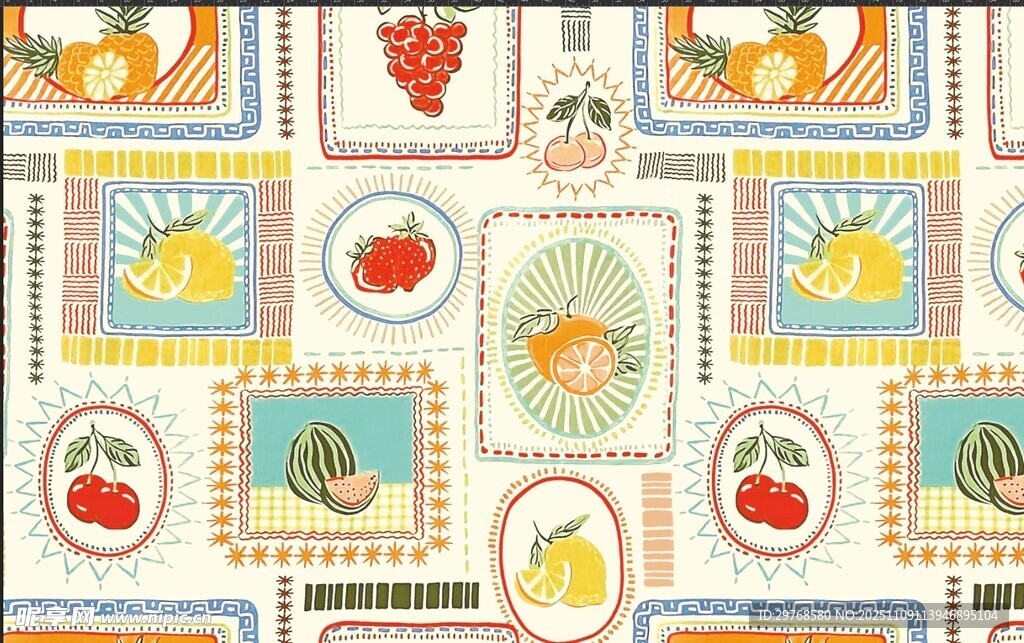 復(fù)古郵票風(fēng)圖案背景