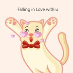 戀愛中的可愛貓咪