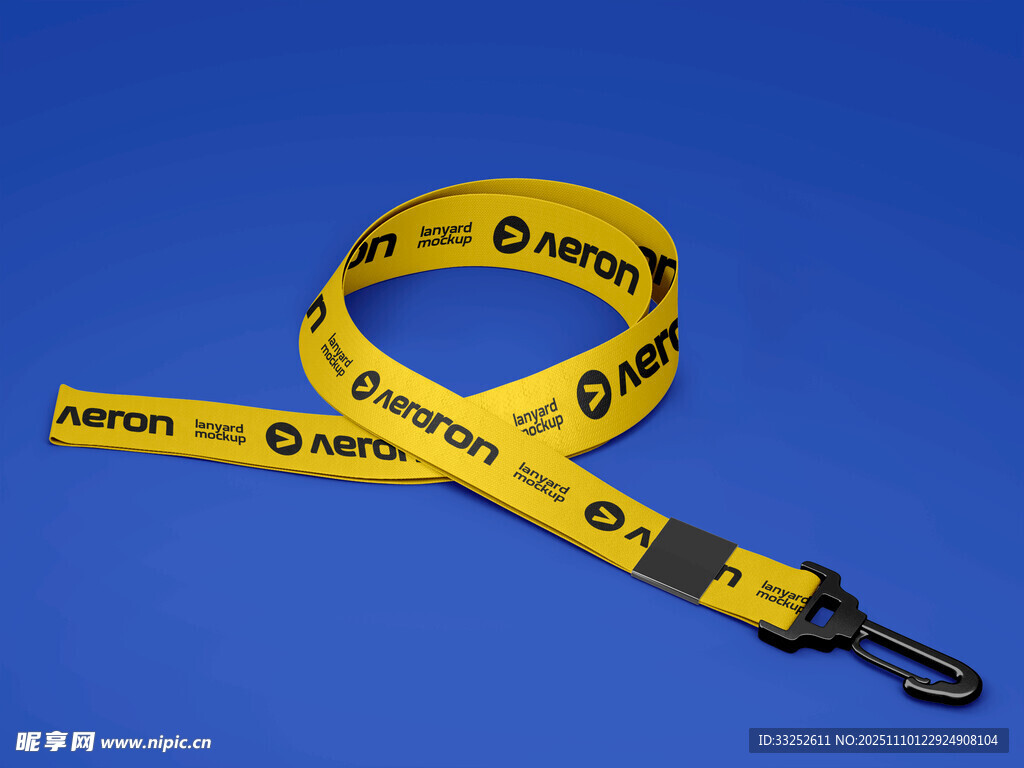 黃色品牌掛繩