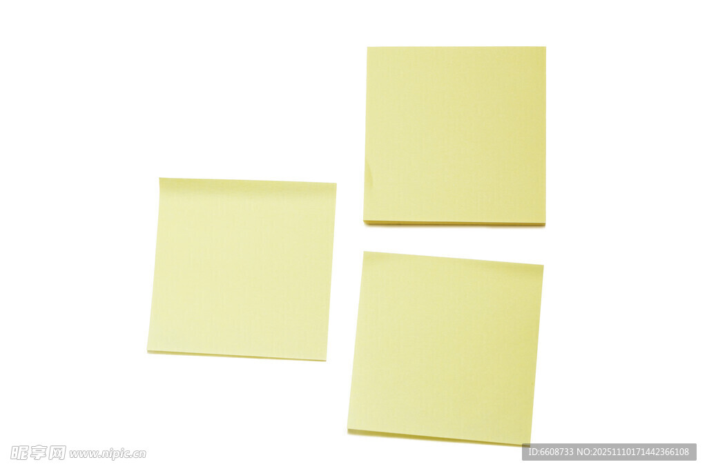 三張黃色便利貼