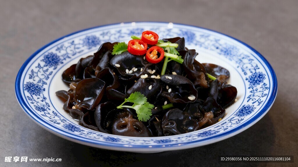 涼拌黑木耳