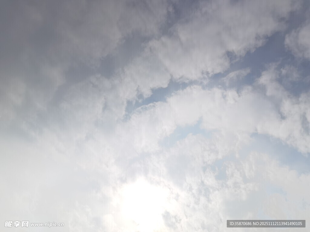 天空中的云朵美景