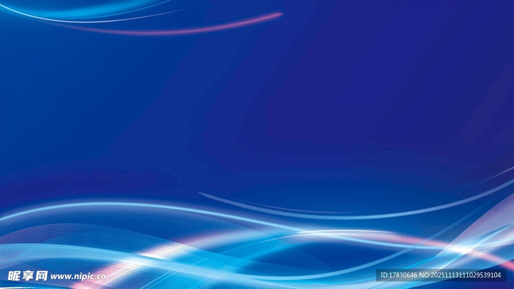 藍(lán)色動(dòng)感線條背景圖