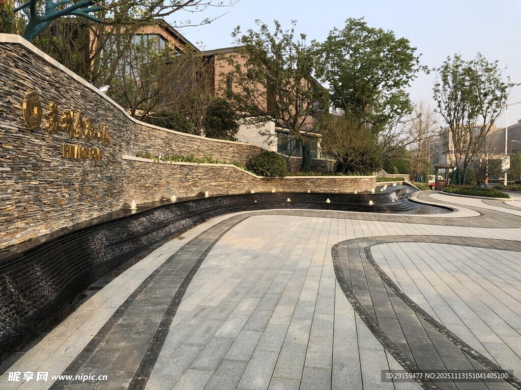 戶外廣場景觀道路場景