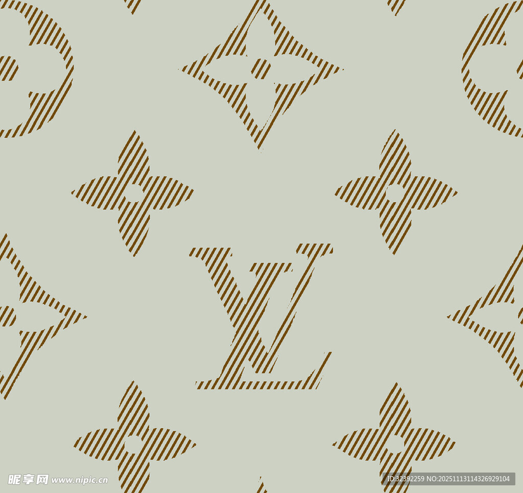 LV經(jīng)典花紋圖案設(shè)計