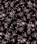 黑色底粉色花卉圖案