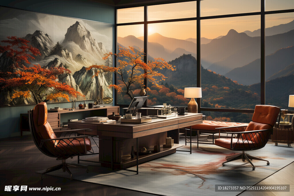 現(xiàn)代奢華書房